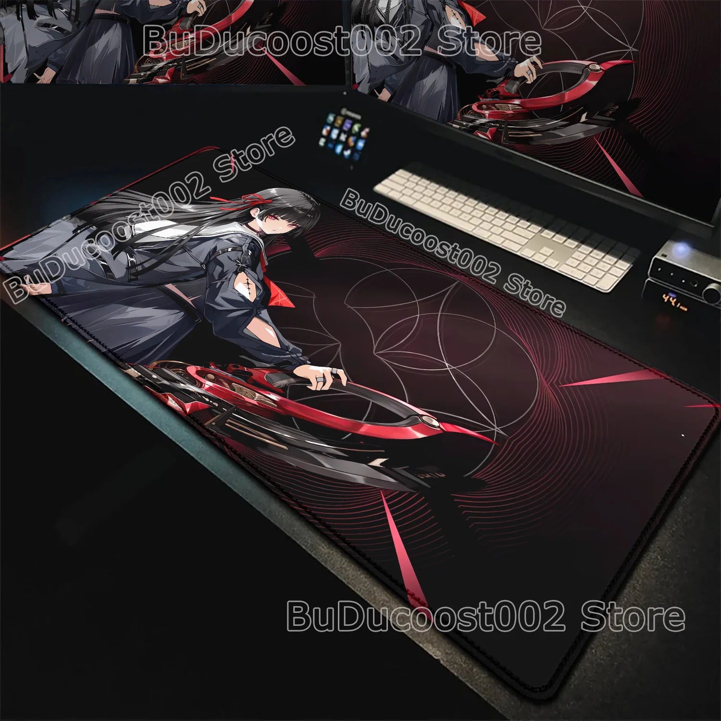 Wuthering Waves Anime Gaming Mouse Pad — Geniş Masa Matı