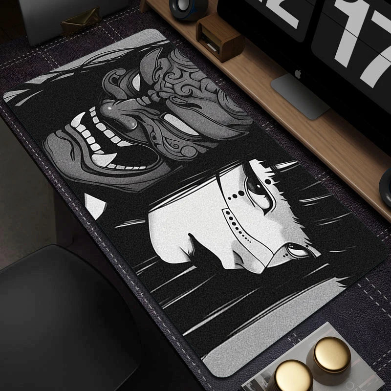 Oni Şeytan Maskesi Anime Geniş Mouse Pad
