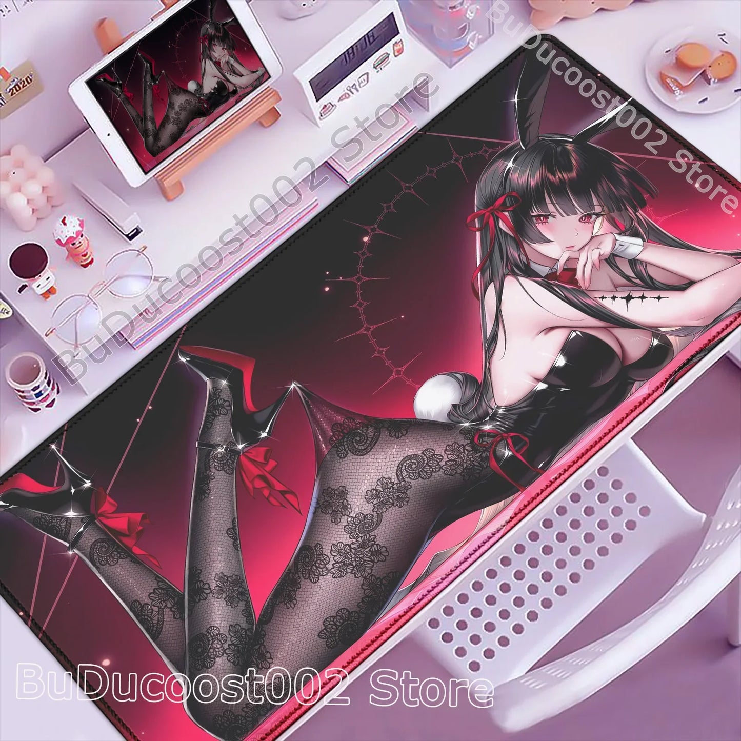 Wuthering Waves Anime Gaming Mouse Pad — Geniş Masa Matı