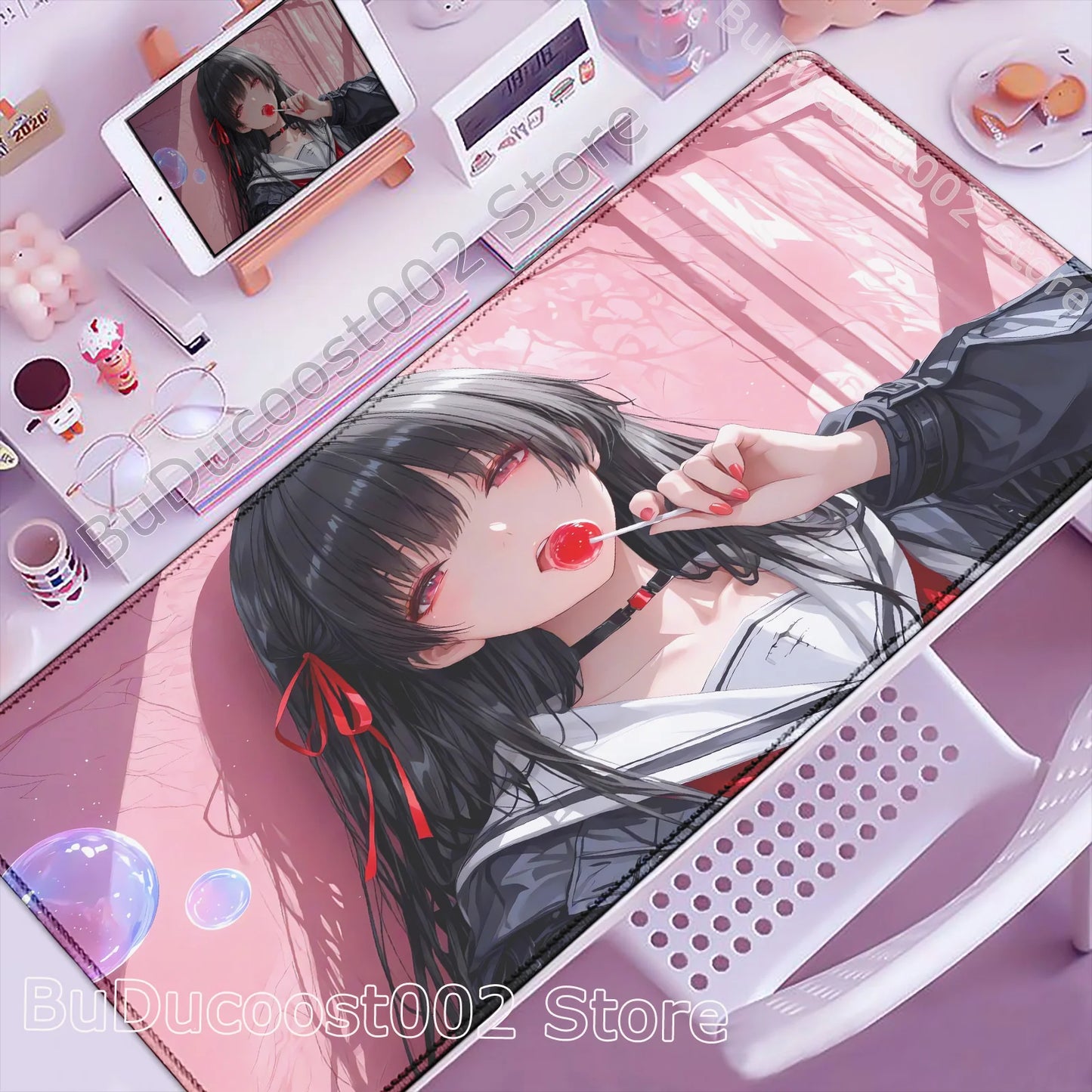 Wuthering Waves Anime Gaming Mouse Pad — Geniş Masa Matı