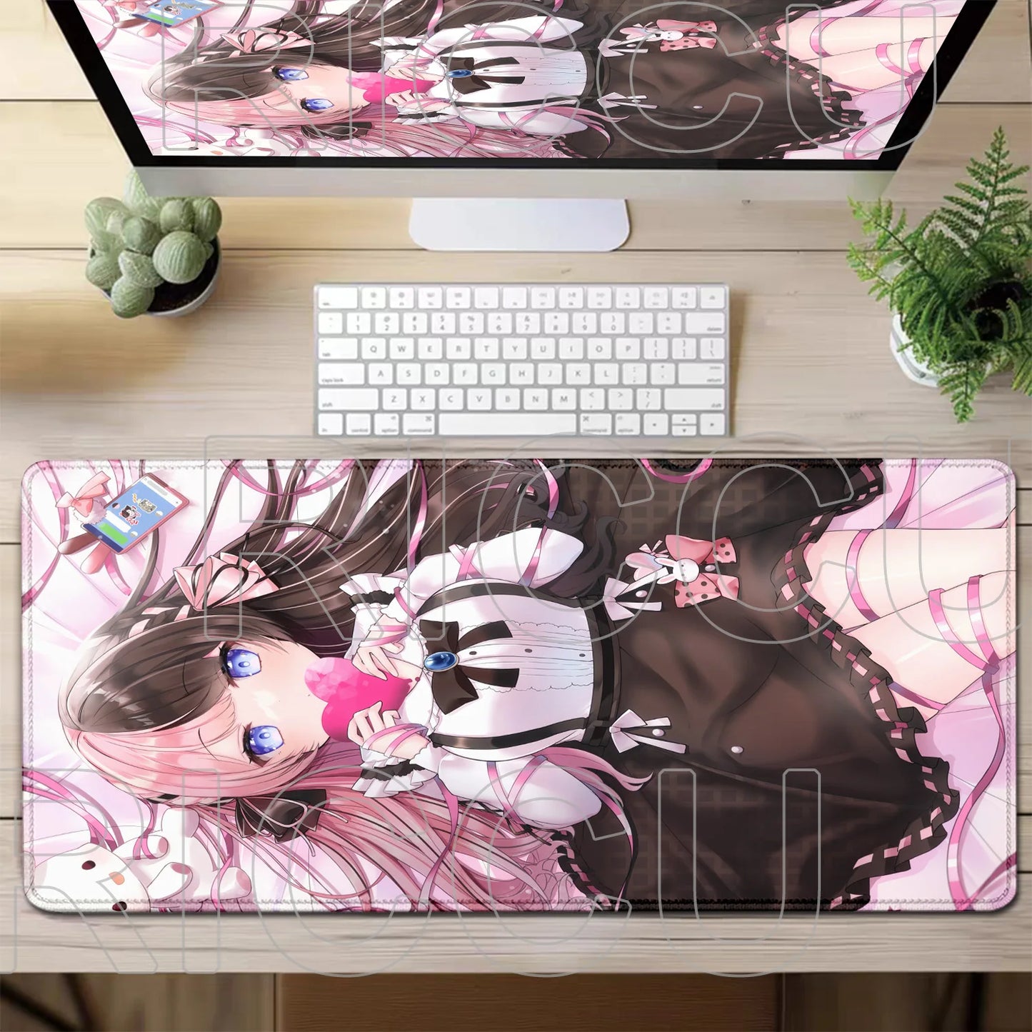 VSPO Hinano Tachibana Anime Geniş Mouse Pad