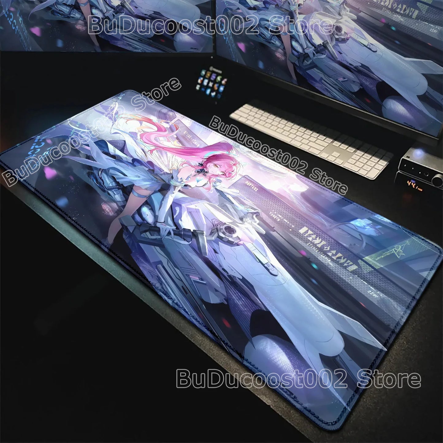 Wuthering Waves Anime Gaming Mouse Pad — Geniş Masa Matı