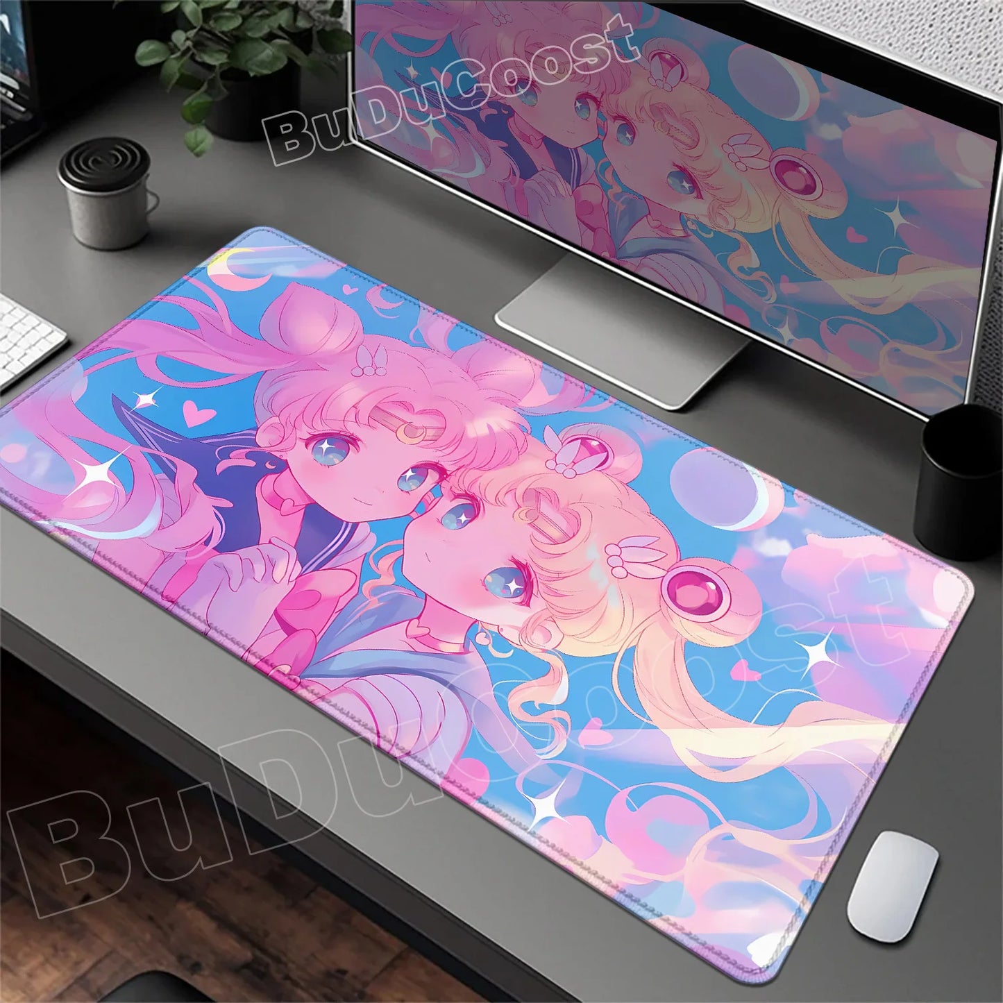 Sailor Moon Anime Geniş Mouse Pad
