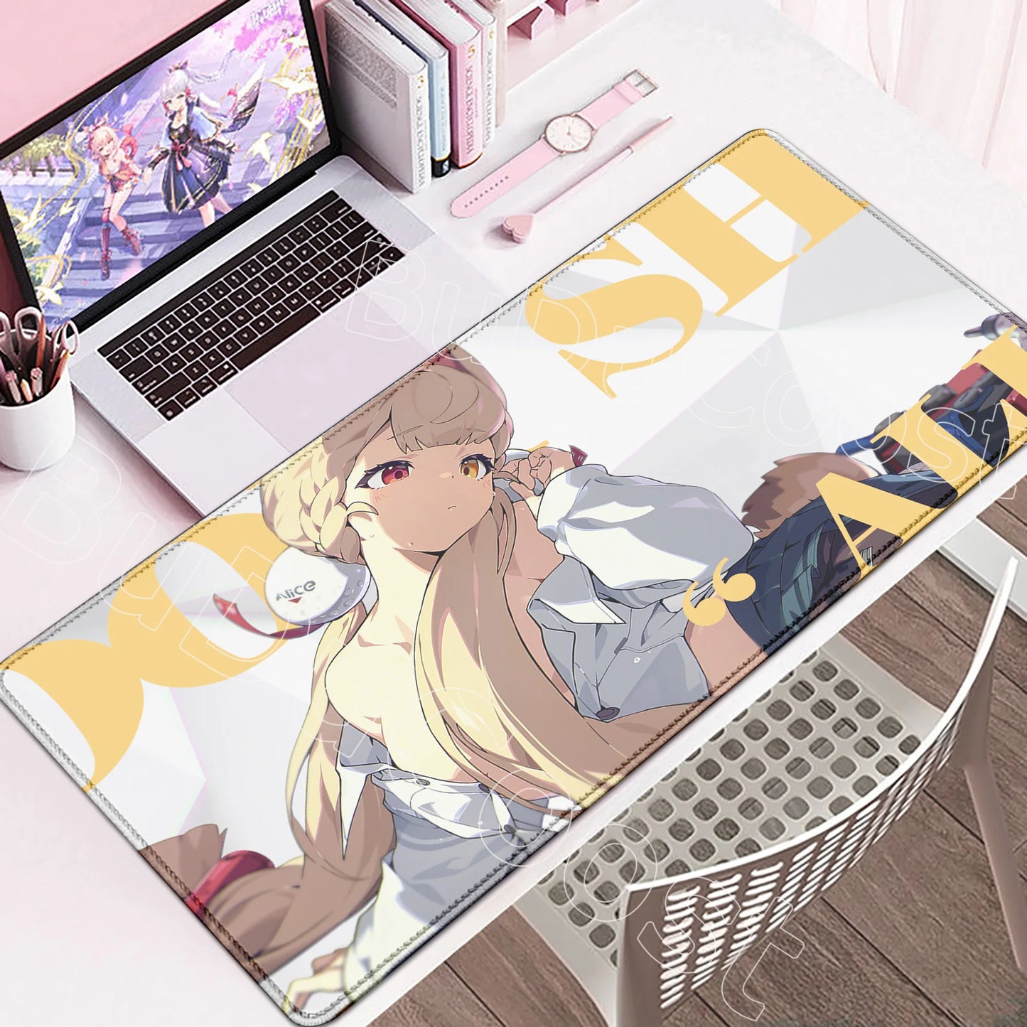 Zenless Zone Zero Karakter Geniş Mouse Pad