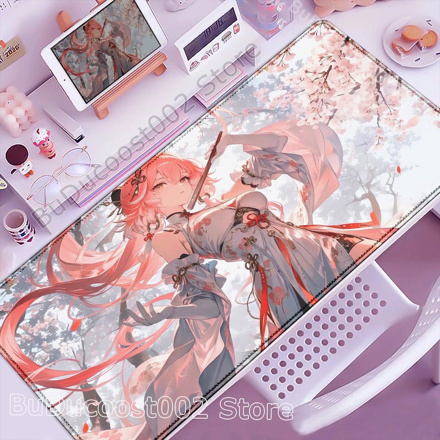 Wuthering Waves Anime Gaming Mouse Pad — Geniş Masa Matı