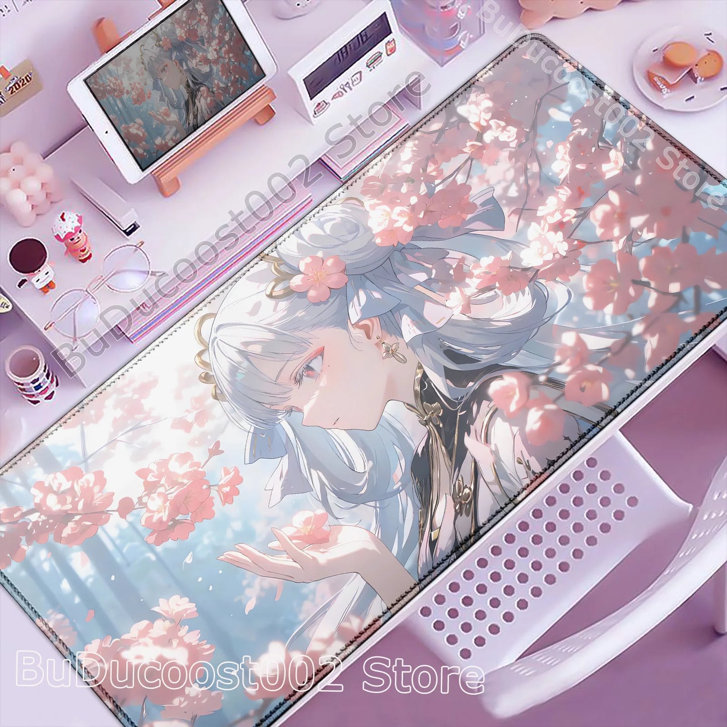 Wuthering Waves Anime Gaming Mouse Pad — Geniş Masa Matı