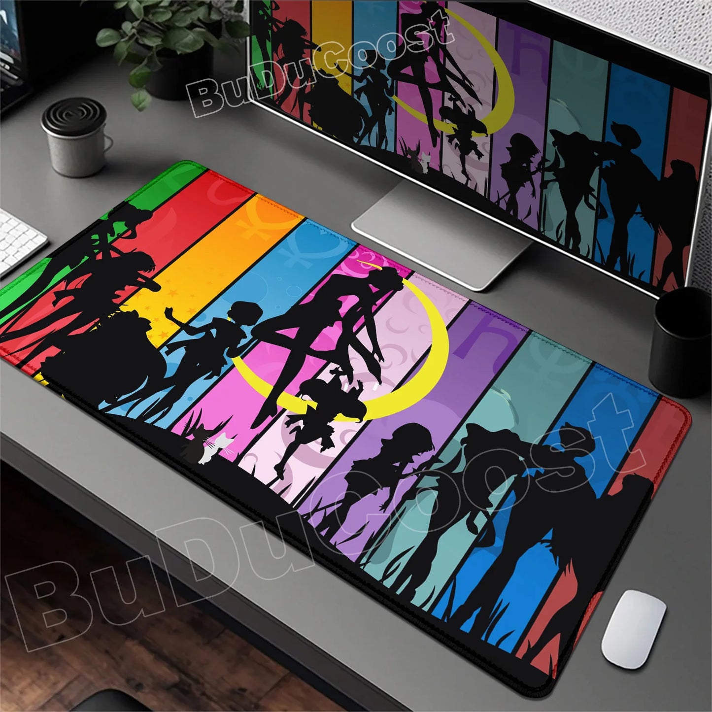 Sailor Moon Anime Geniş Mouse Pad