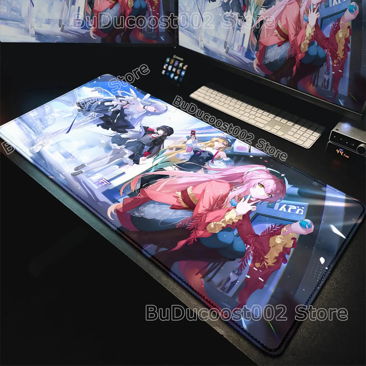 Wuthering Waves Anime Gaming Mouse Pad — Geniş Masa Matı