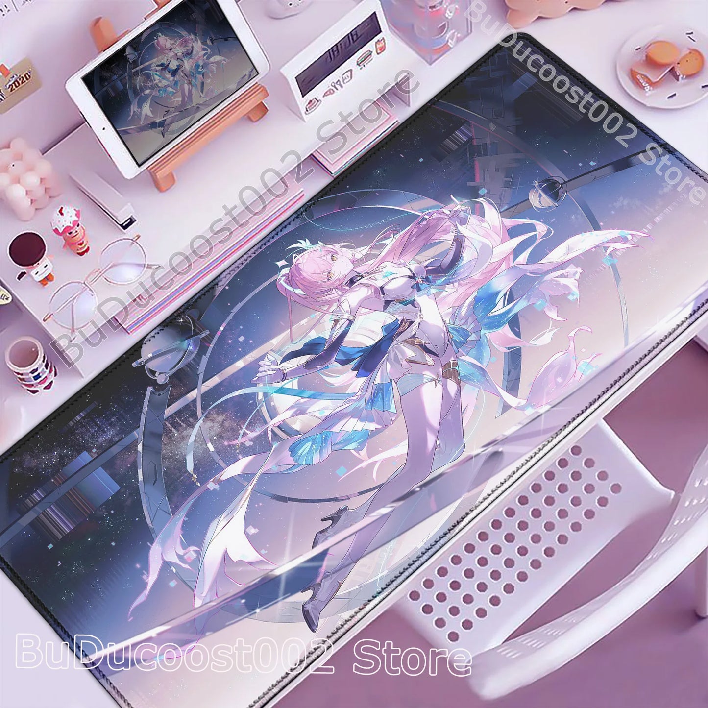 Wuthering Waves Anime Gaming Mouse Pad — Geniş Masa Matı