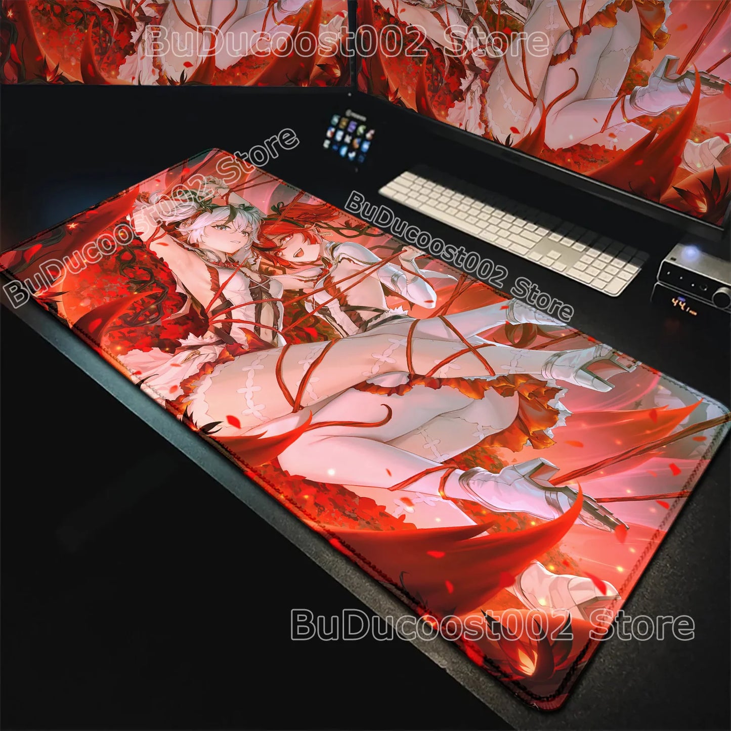 Wuthering Waves Anime Gaming Mouse Pad — Geniş Masa Matı
