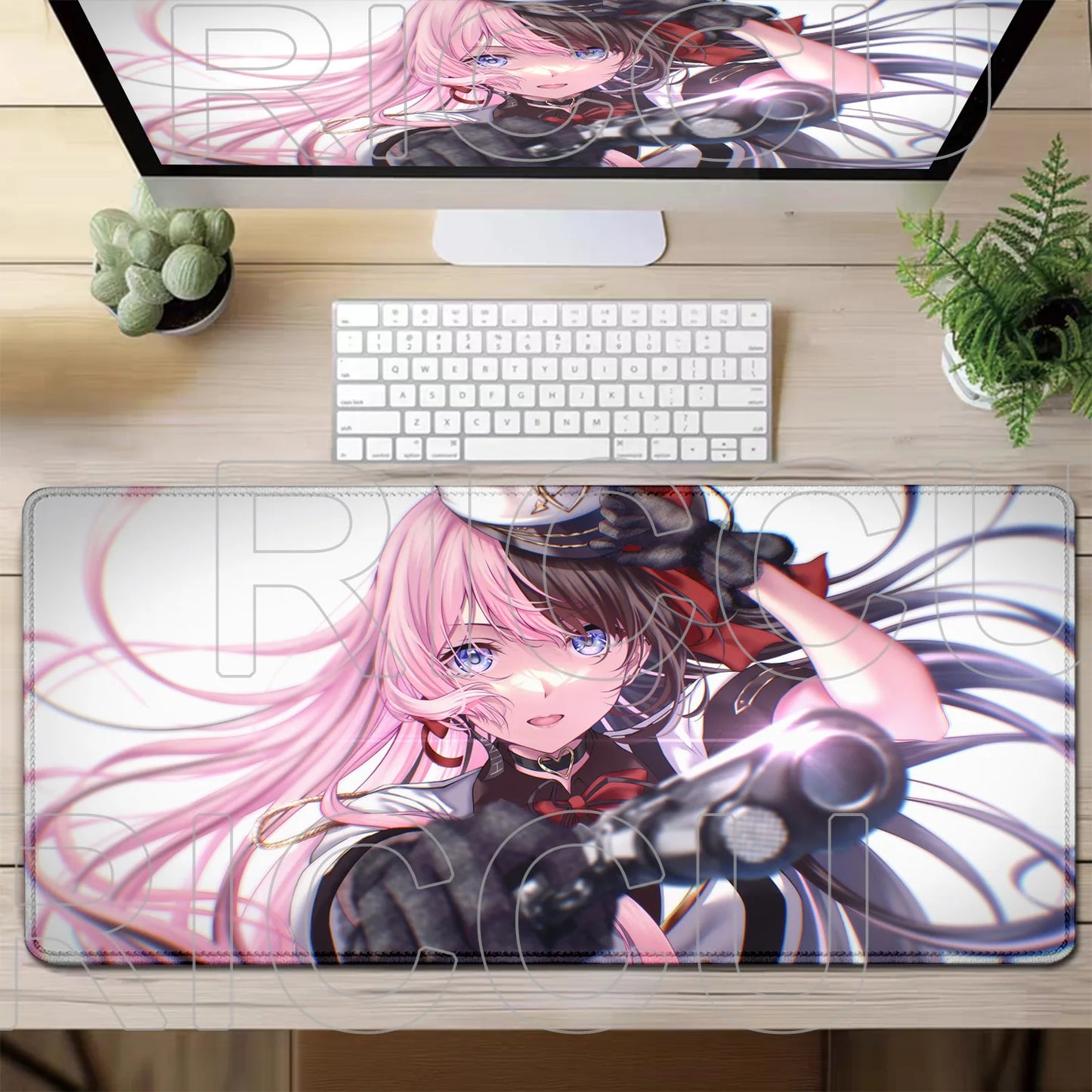 VSPO Hinano Tachibana Anime Geniş Mouse Pad