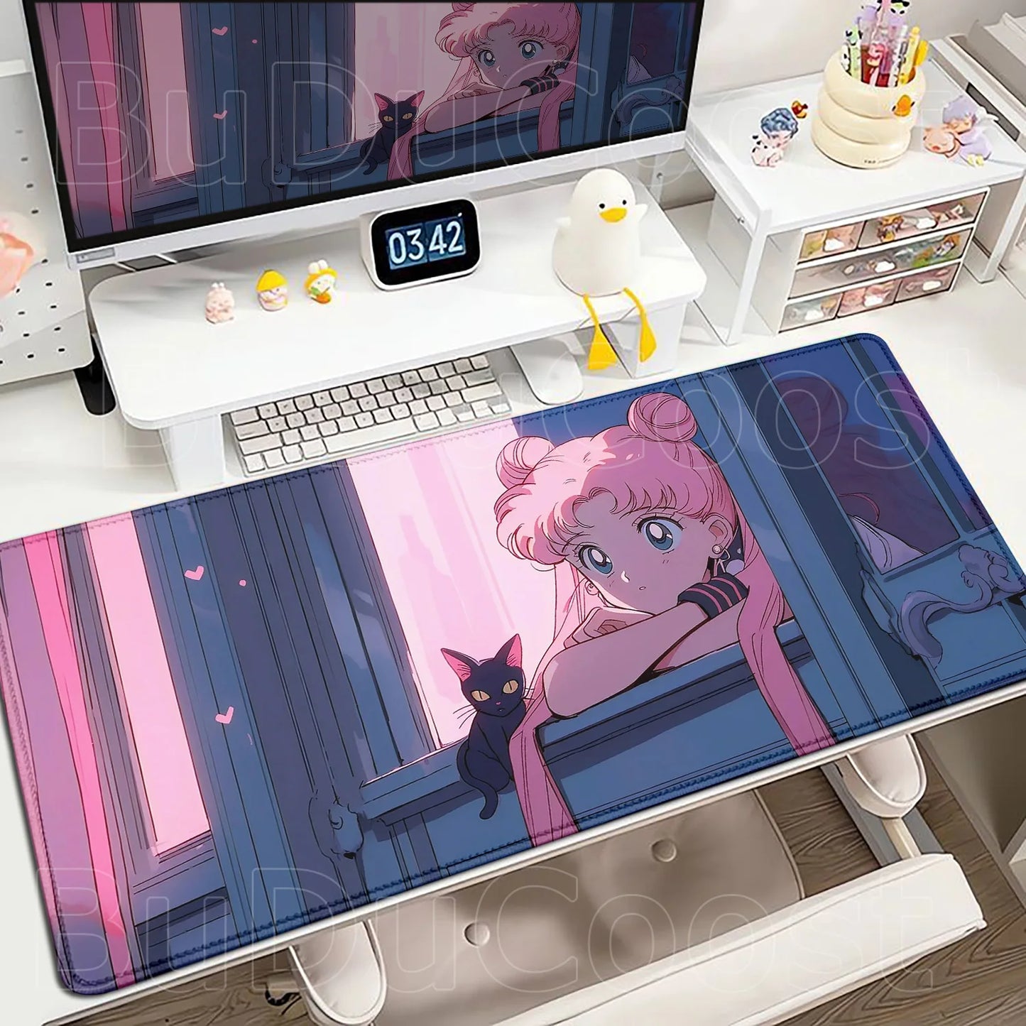 Sailor Moon Anime Geniş Mouse Pad
