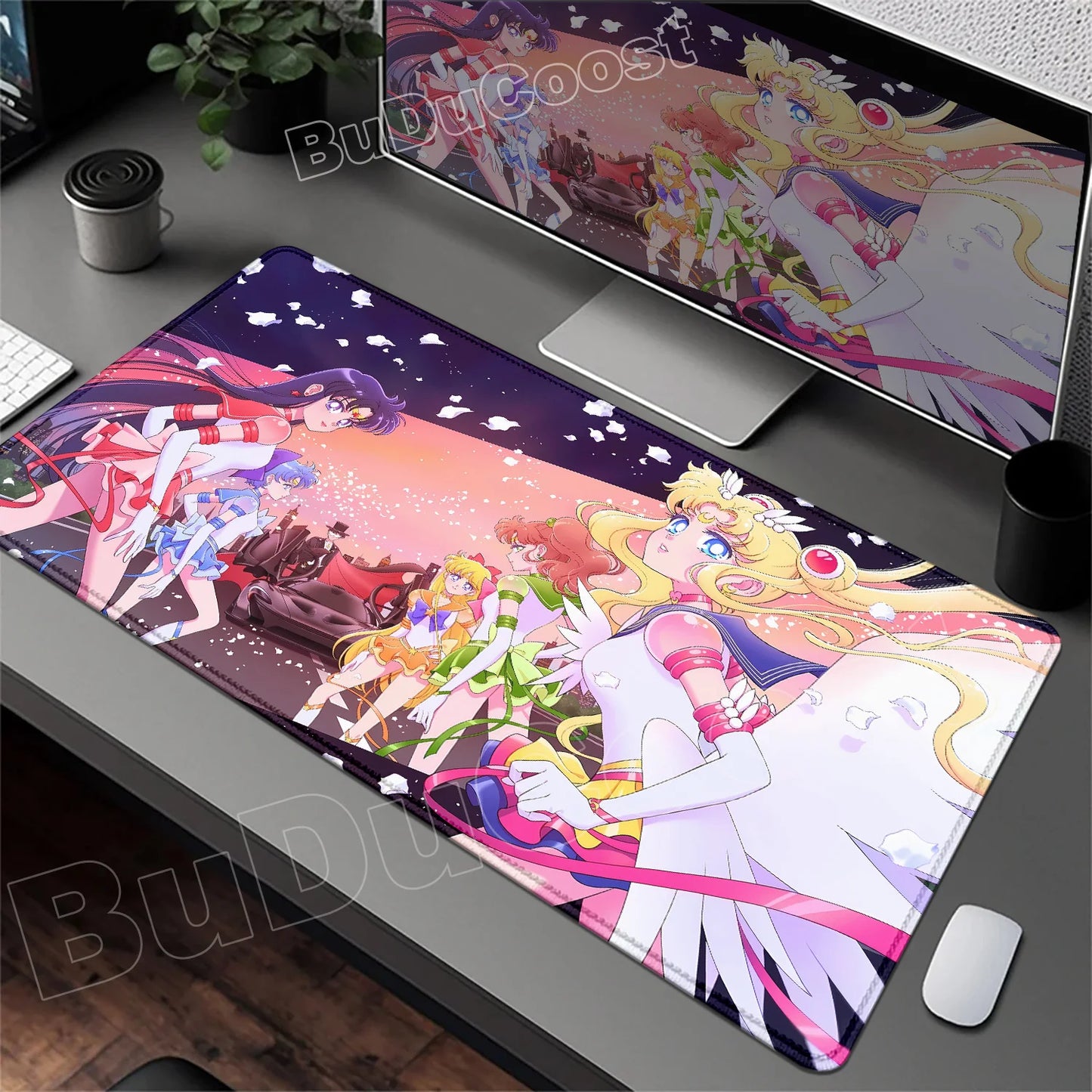 Sailor Moon Anime Geniş Mouse Pad