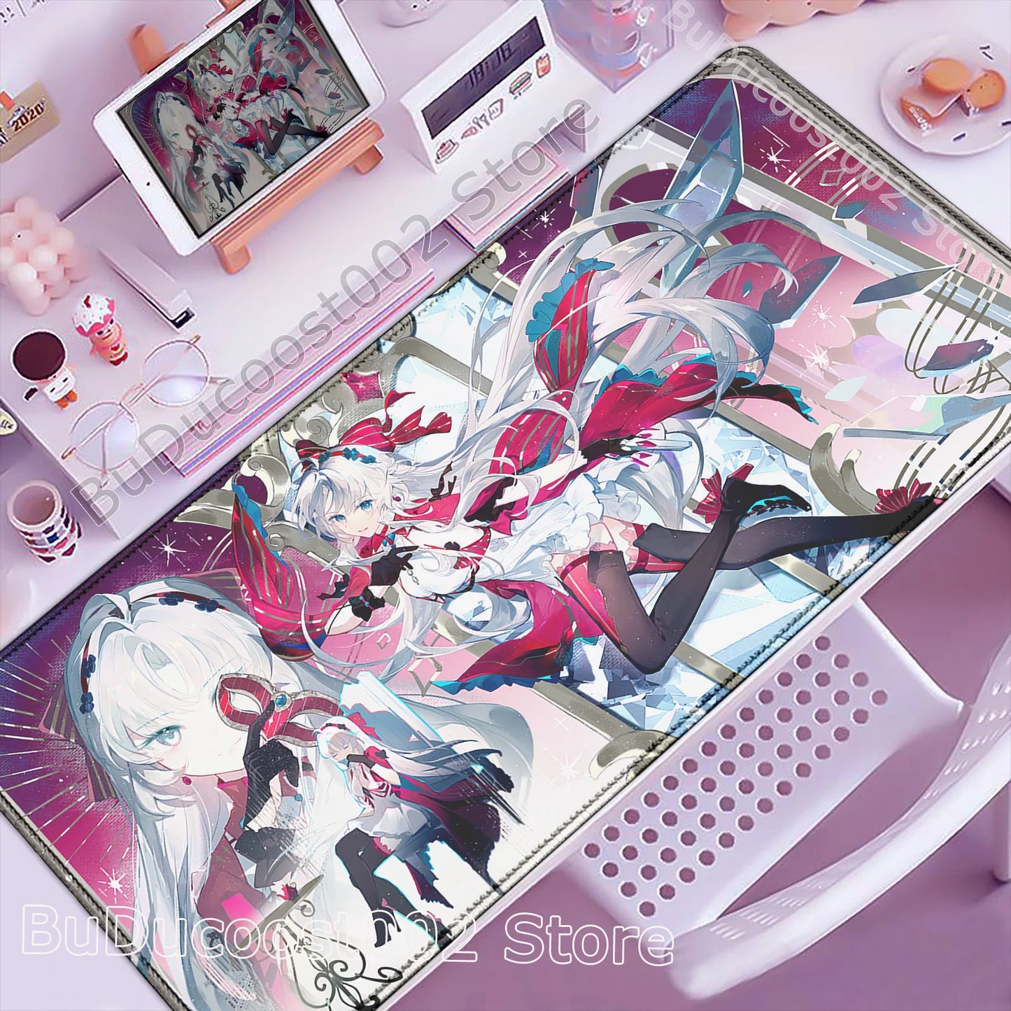 Wuthering Waves Anime Gaming Mouse Pad — Geniş Masa Matı