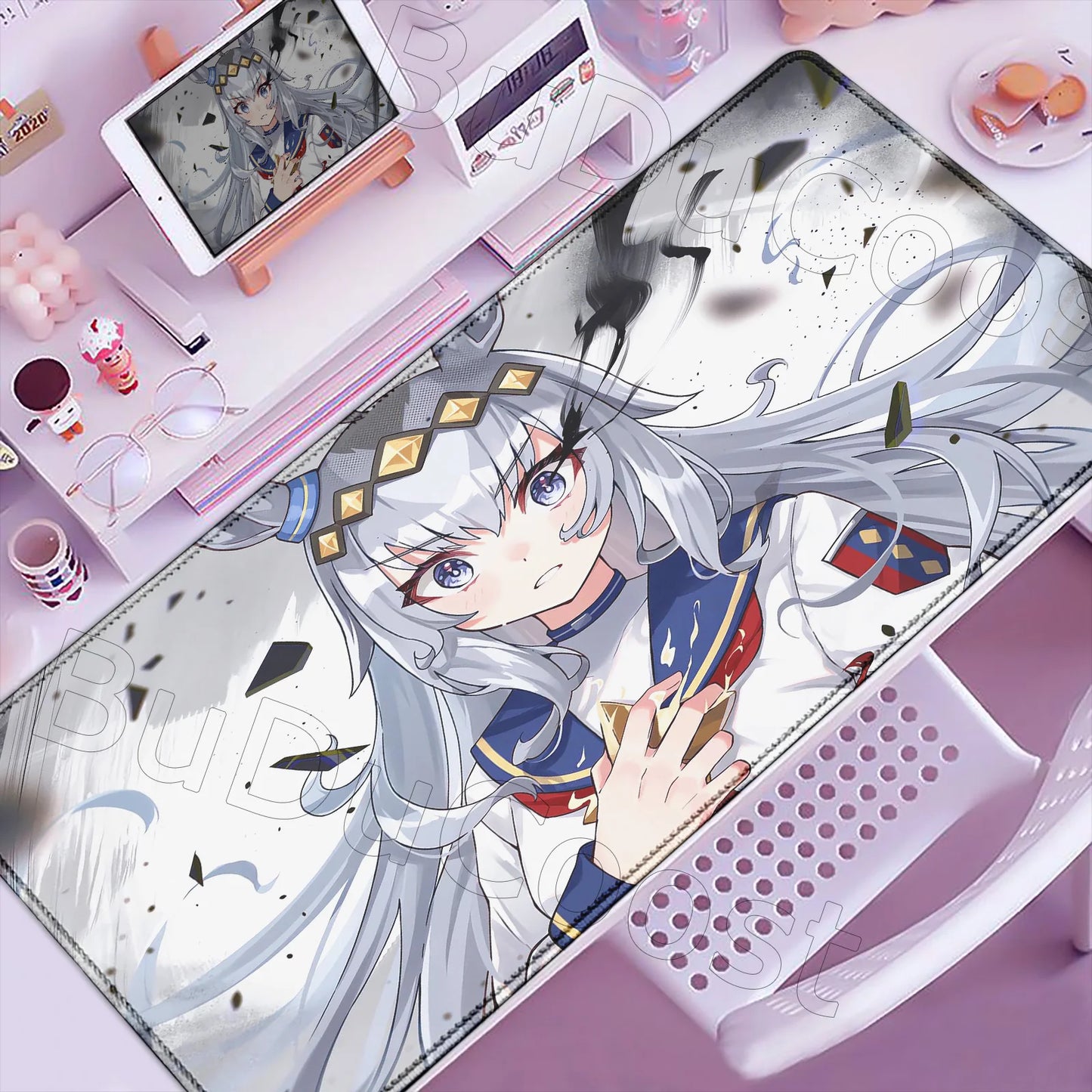 Umamusume Oguri Cap Anime Geniş Mouse Pad