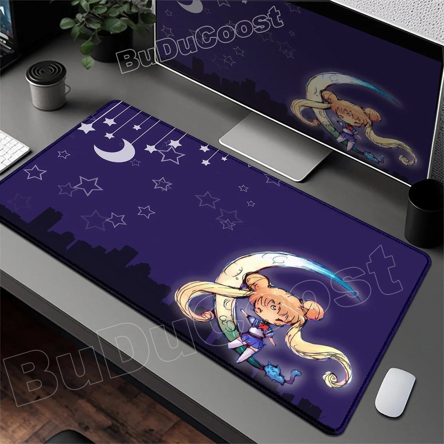 Sailor Moon Anime Geniş Mouse Pad