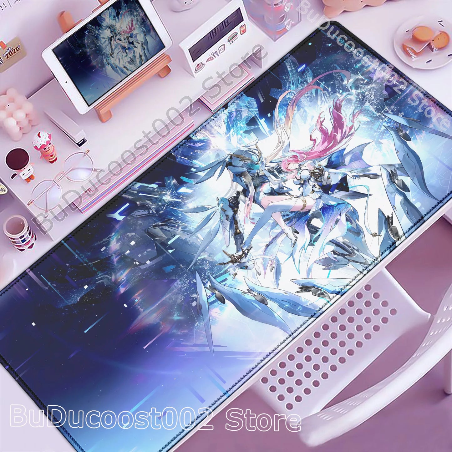 Wuthering Waves Anime Gaming Mouse Pad — Geniş Masa Matı