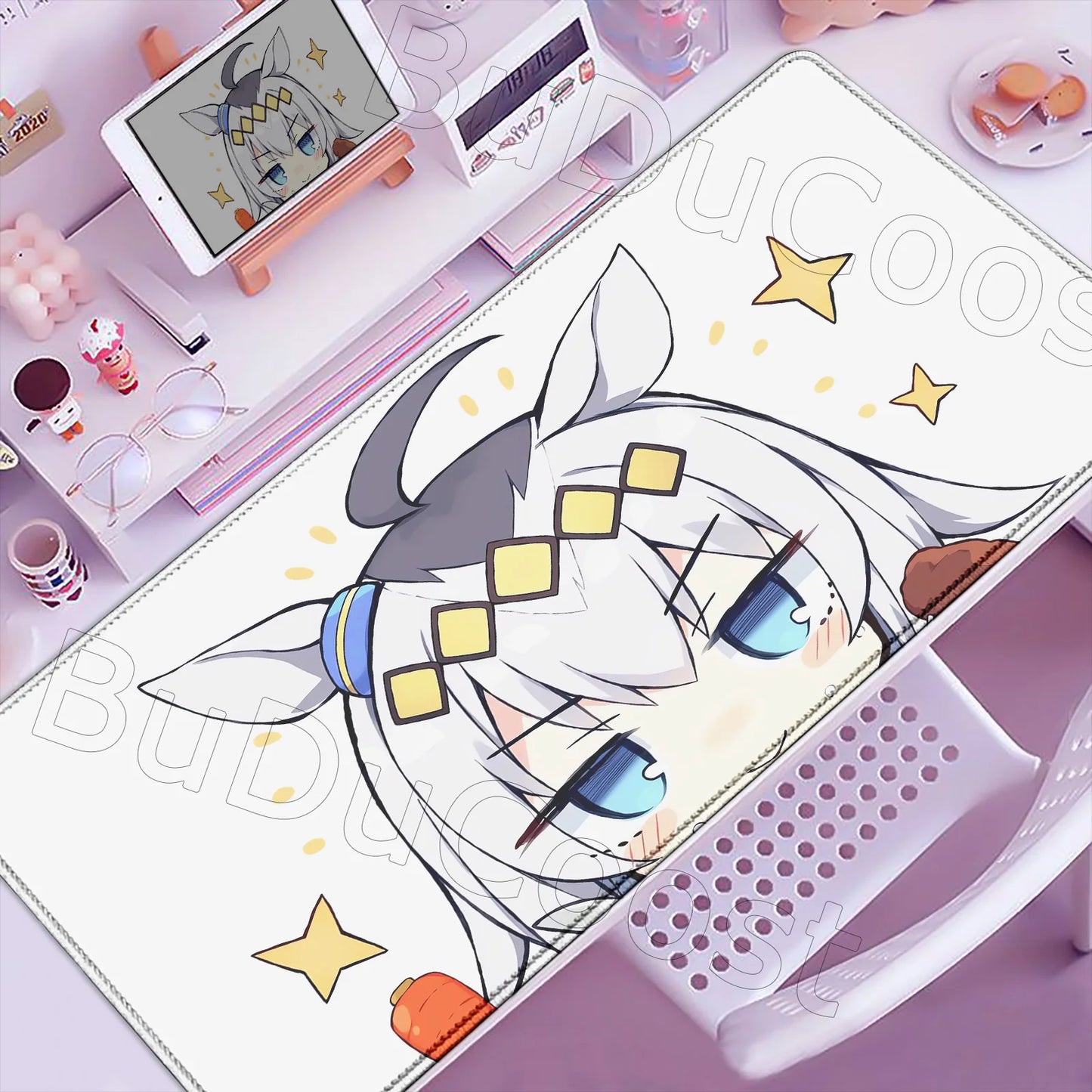 Umamusume Oguri Cap Anime Geniş Mouse Pad