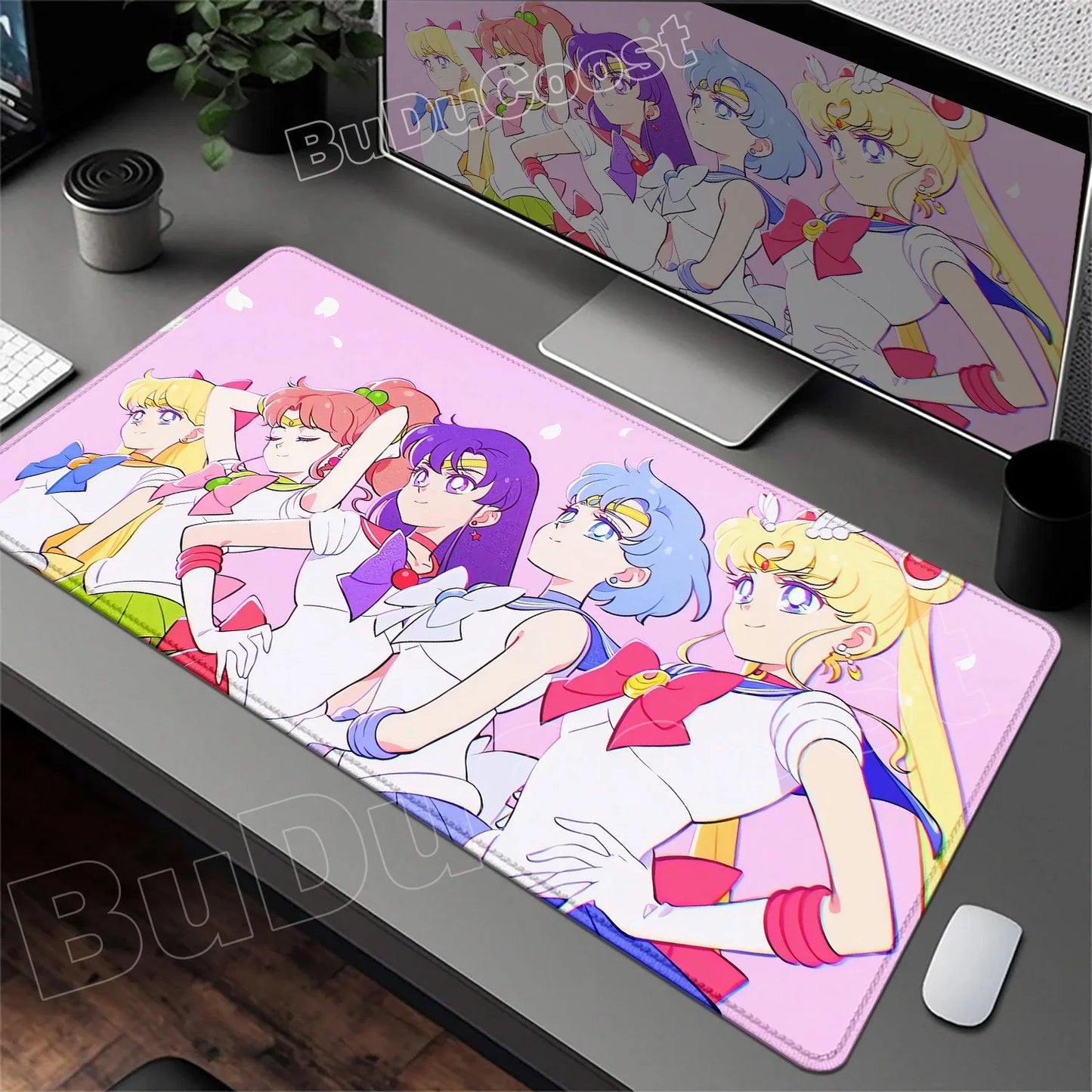 Sailor Moon Anime Geniş Mouse Pad