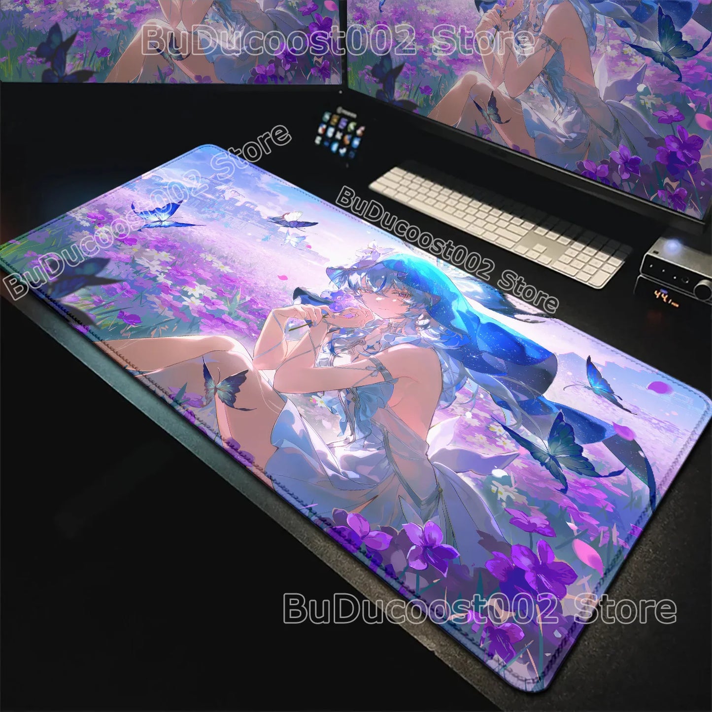 Wuthering Waves Anime Gaming Mouse Pad — Geniş Masa Matı