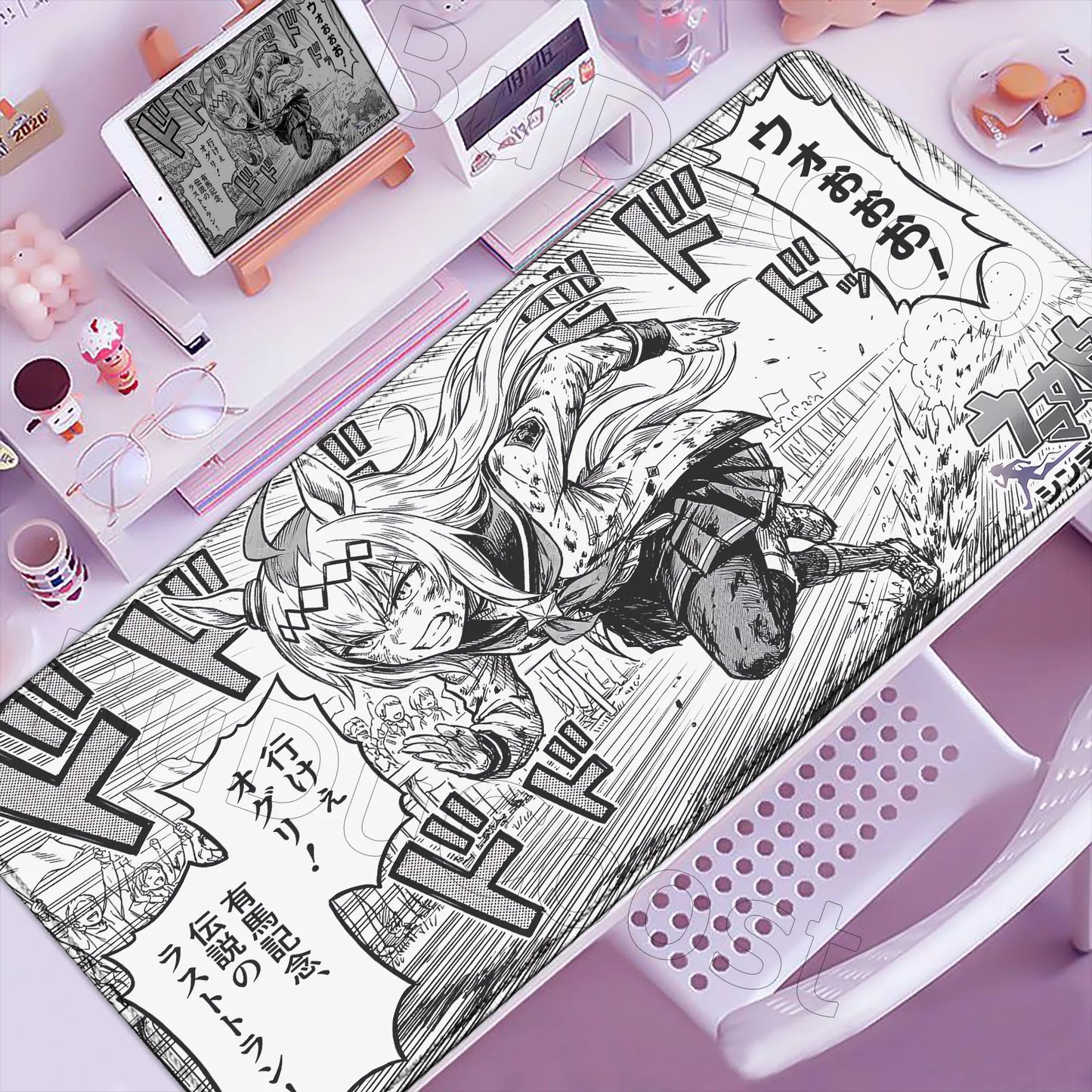 Umamusume Oguri Cap Anime Geniş Mouse Pad