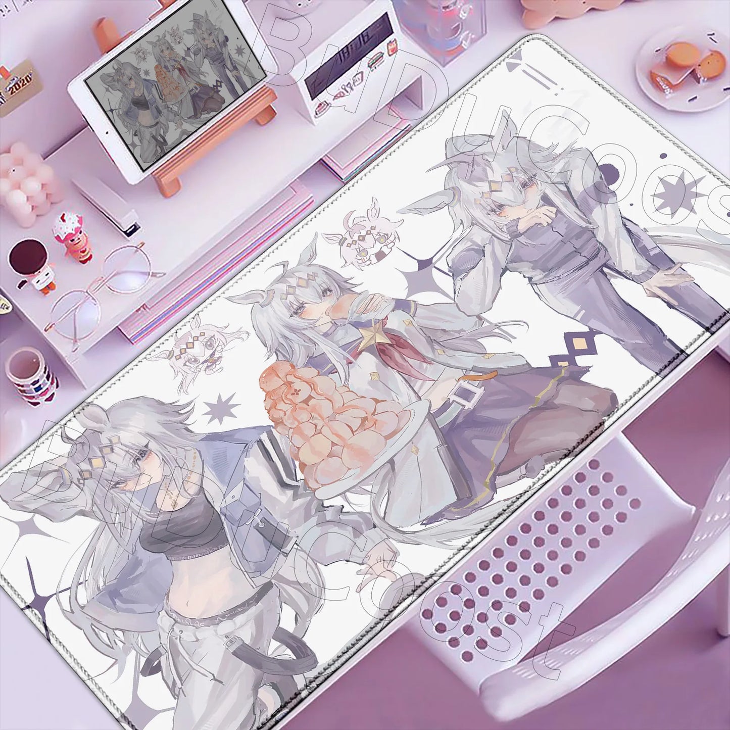 Umamusume Oguri Cap Anime Geniş Mouse Pad