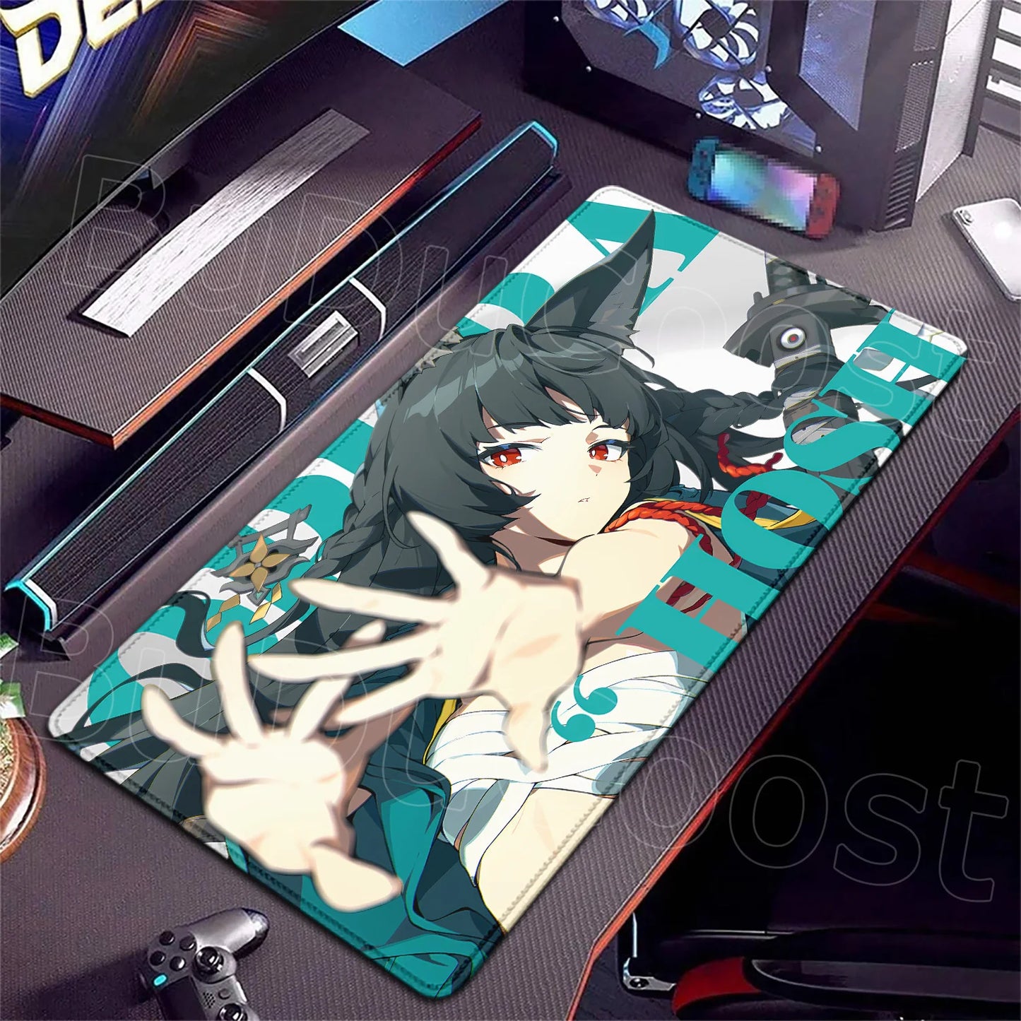 Zenless Zone Zero Karakter Geniş Mouse Pad