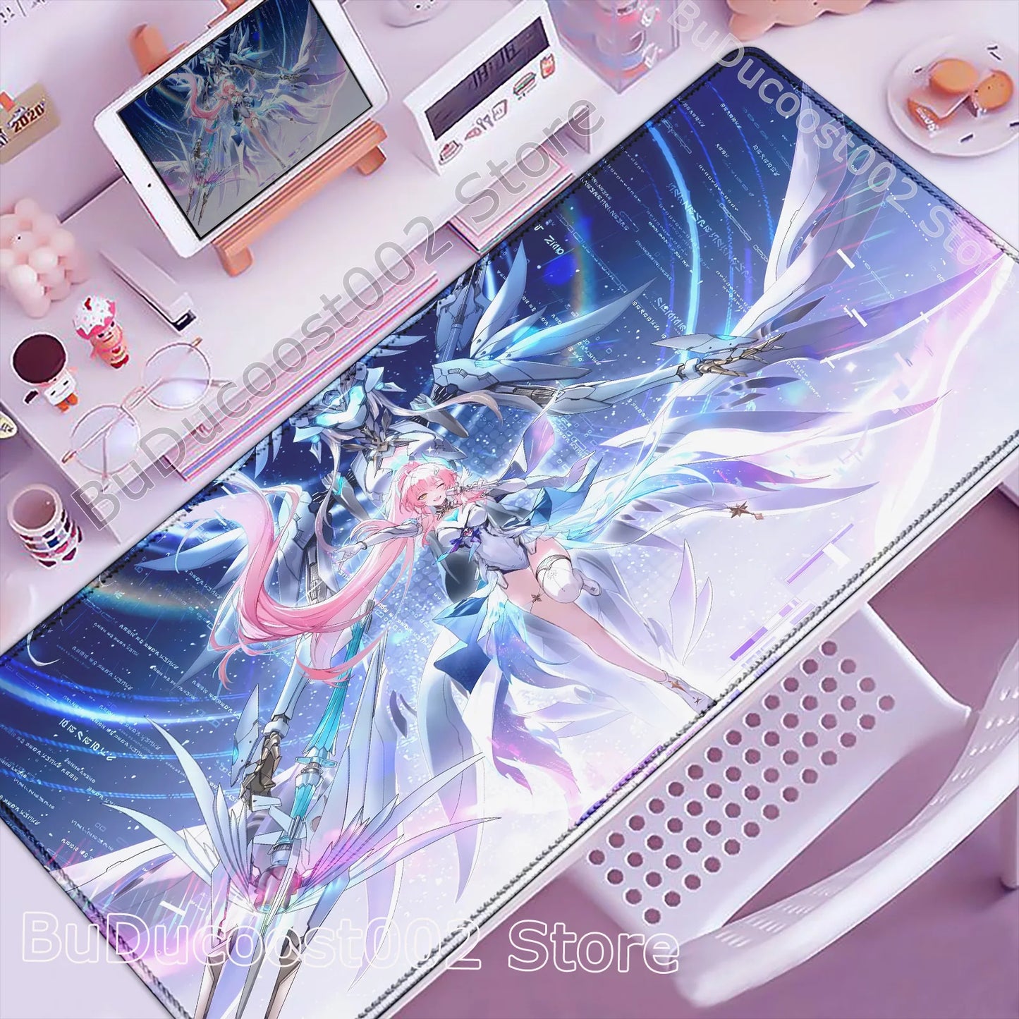 Wuthering Waves Anime Gaming Mouse Pad — Geniş Masa Matı