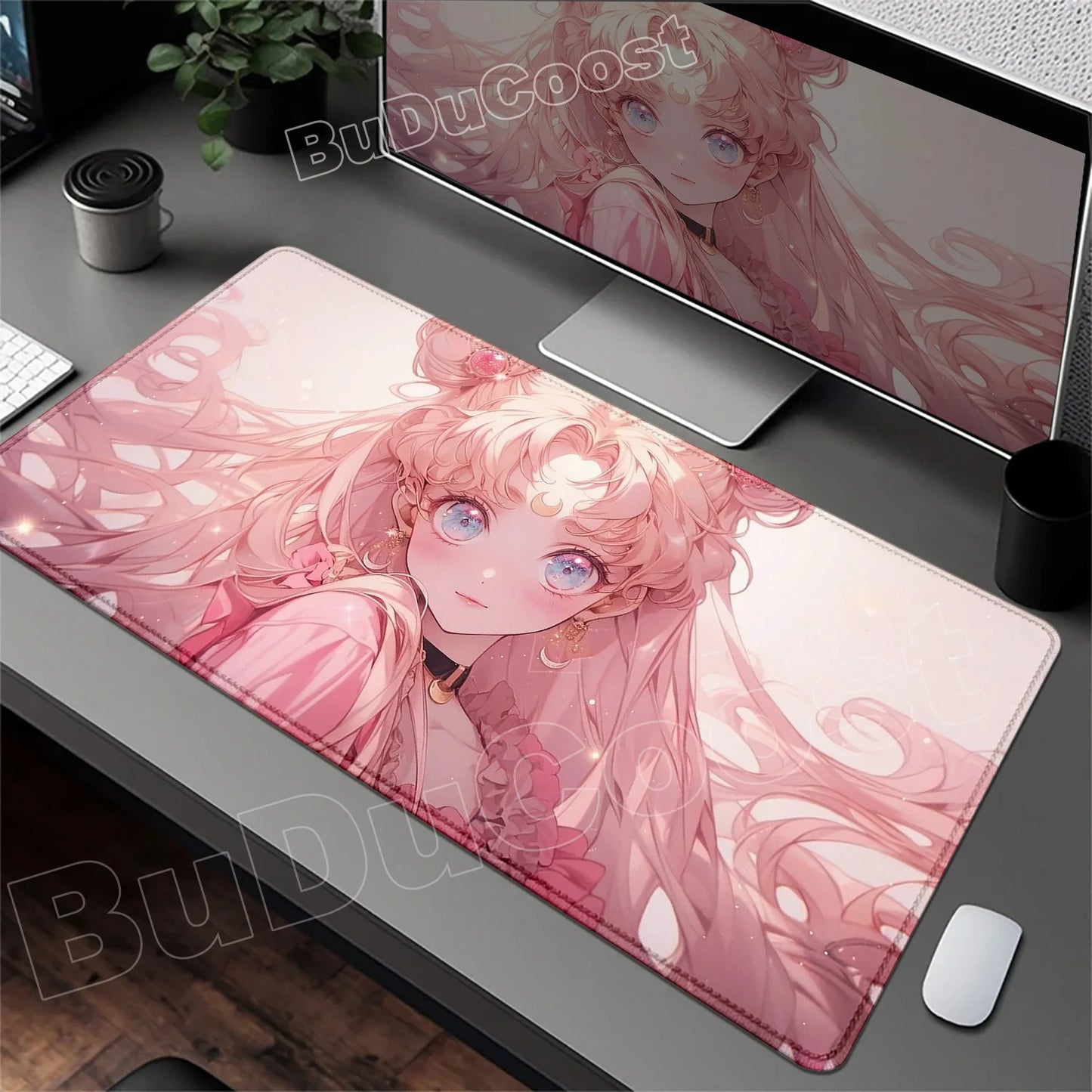 Sailor Moon Anime Geniş Mouse Pad