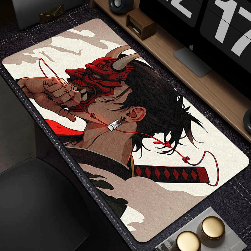 Oni Şeytan Maskesi Anime Geniş Mouse Pad