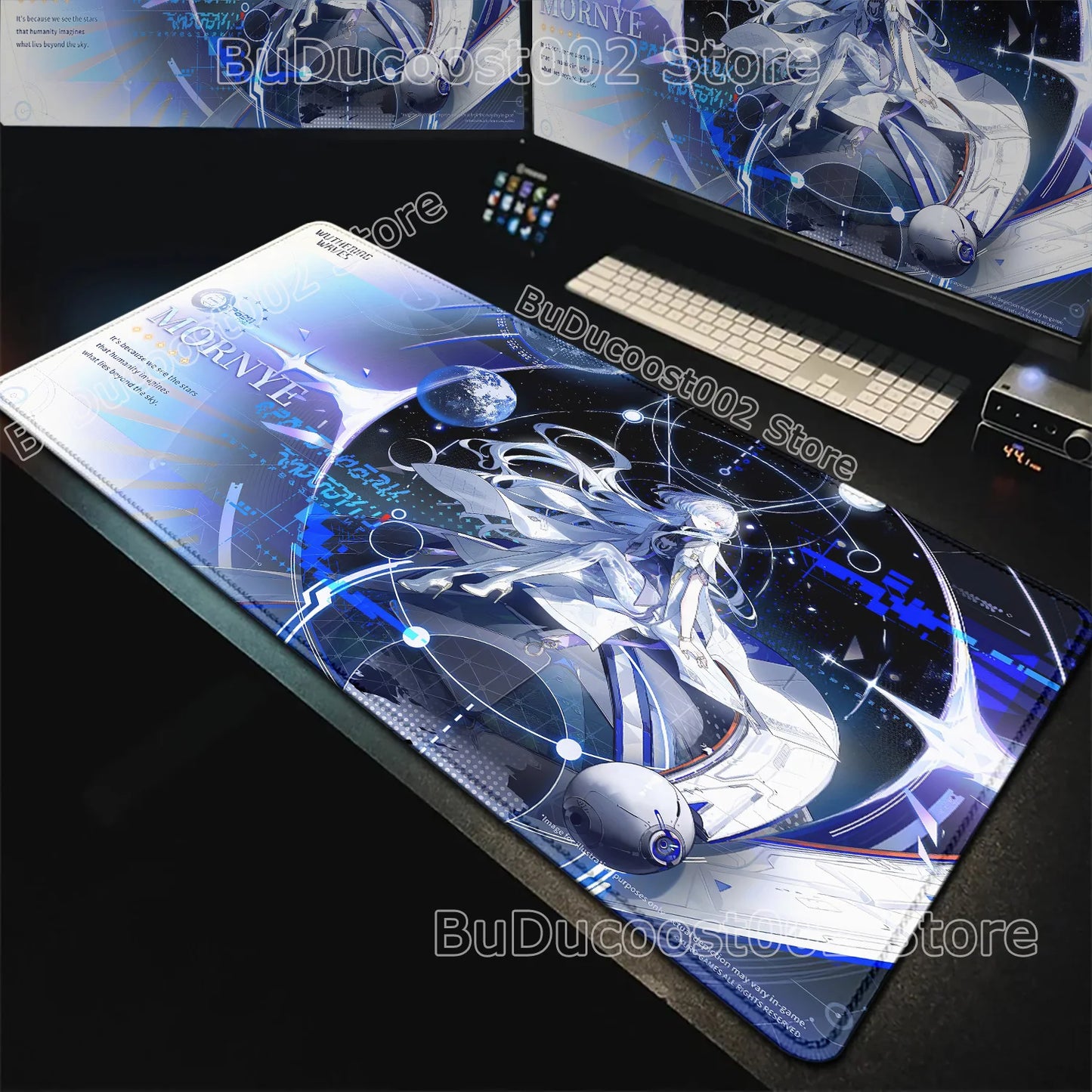 Wuthering Waves Anime Gaming Mouse Pad — Geniş Masa Matı
