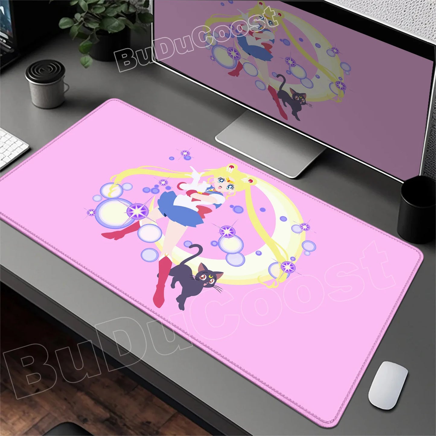 Sailor Moon Anime Geniş Mouse Pad