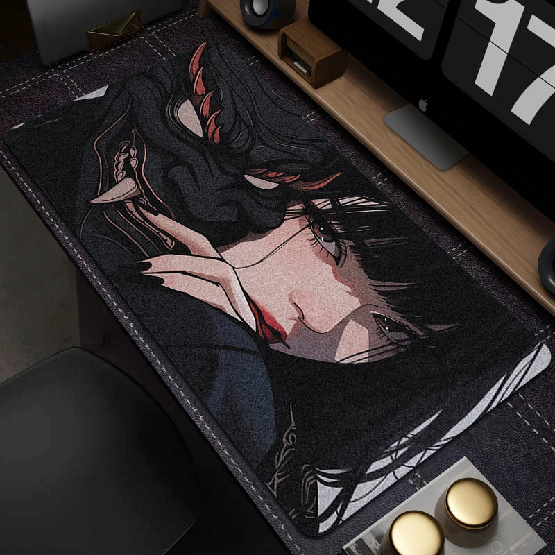 Oni Şeytan Maskesi Anime Geniş Mouse Pad