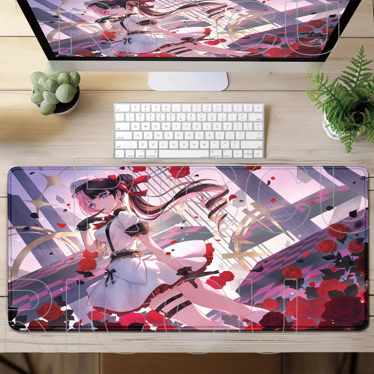 VSPO Hinano Tachibana Anime Geniş Mouse Pad