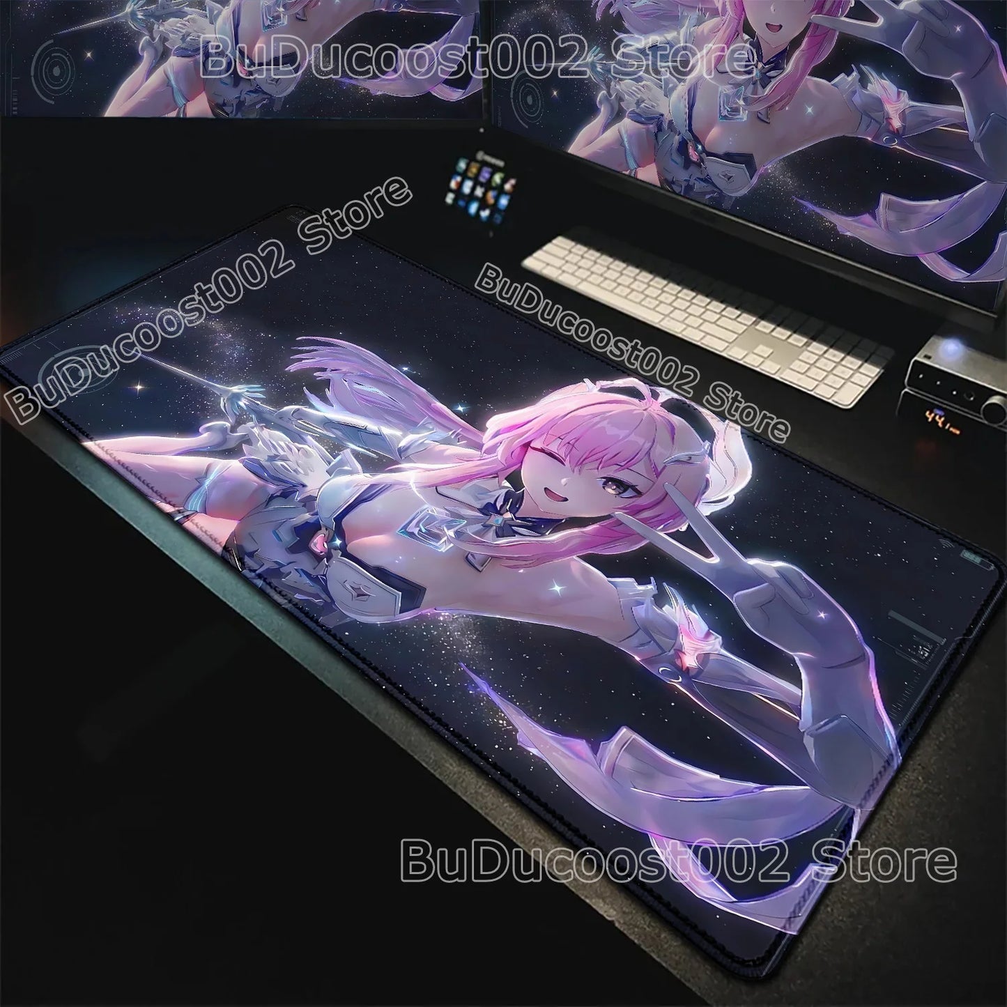 Wuthering Waves Anime Gaming Mouse Pad — Geniş Masa Matı