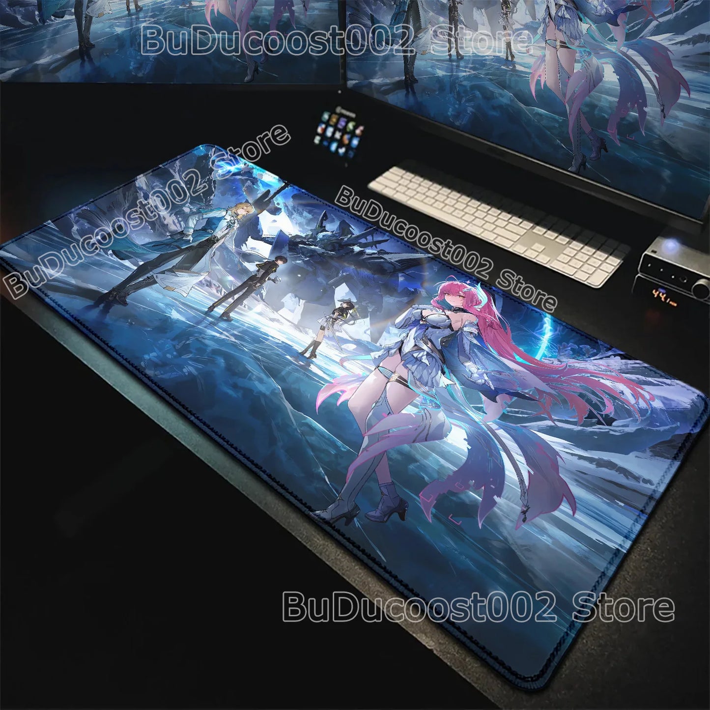 Wuthering Waves Anime Gaming Mouse Pad — Geniş Masa Matı