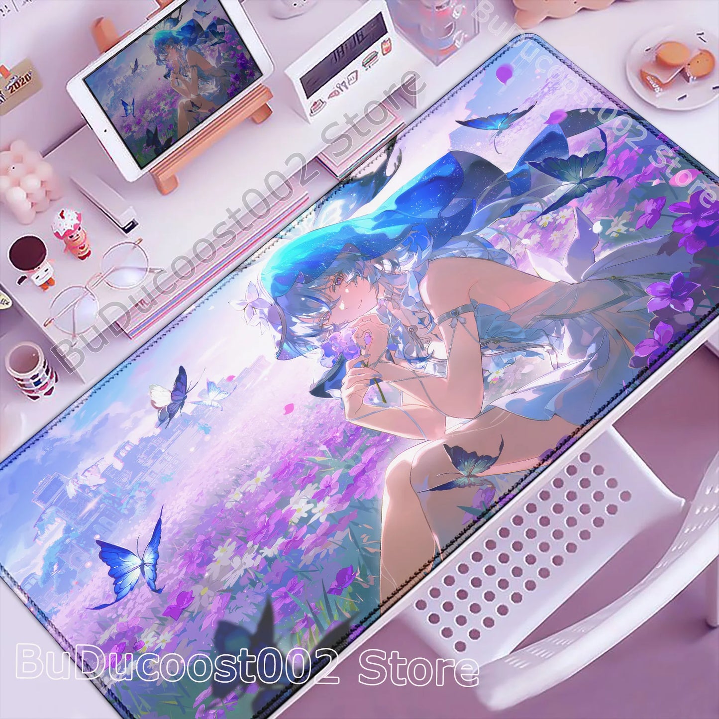 Wuthering Waves Anime Gaming Mouse Pad — Geniş Masa Matı