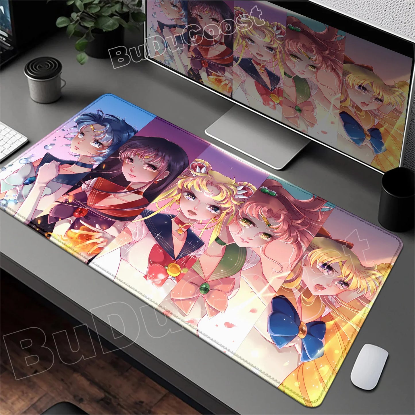 Sailor Moon Anime Geniş Mouse Pad