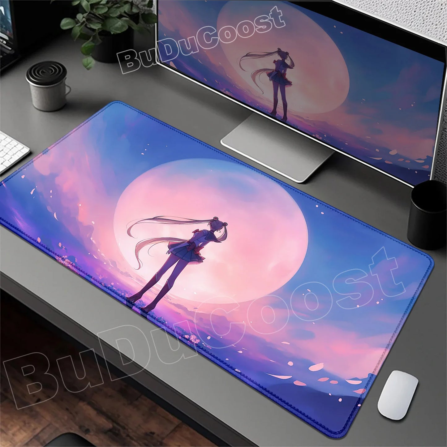 Sailor Moon Anime Geniş Mouse Pad