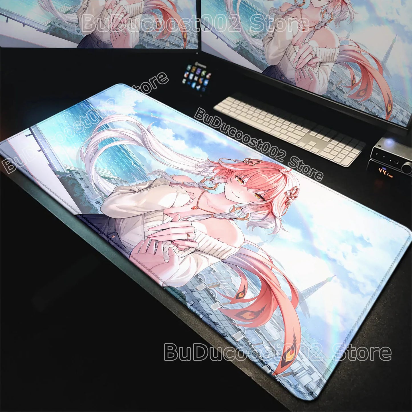 Wuthering Waves Anime Gaming Mouse Pad — Geniş Masa Matı